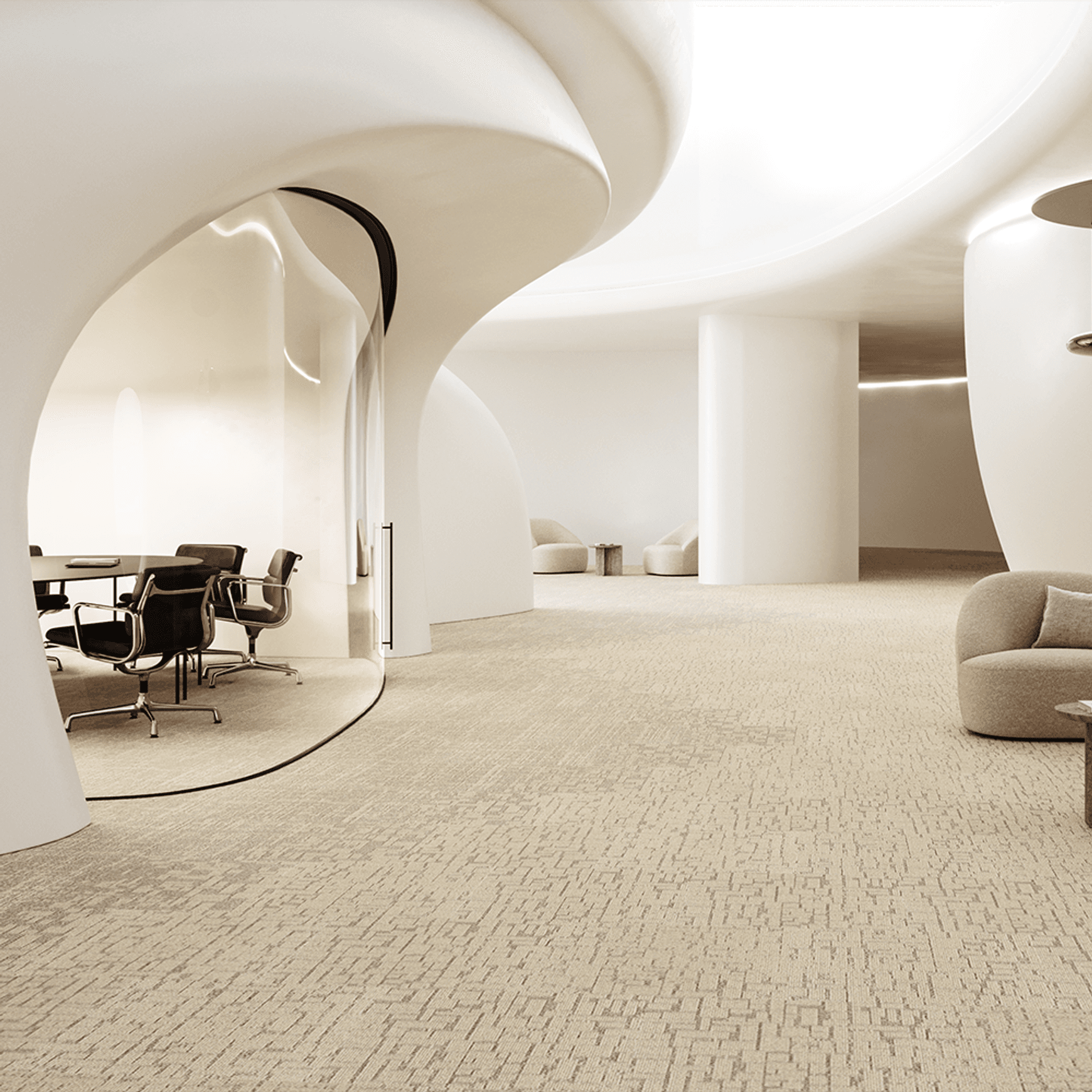 Core: Artcore Carpet Tile Collection by modulyss