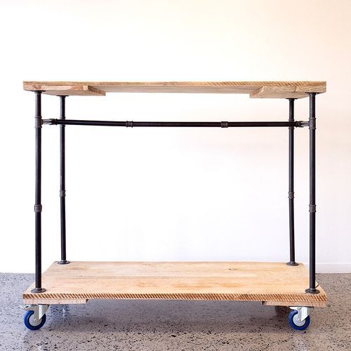 Rustic Clothing Rack Unit Small