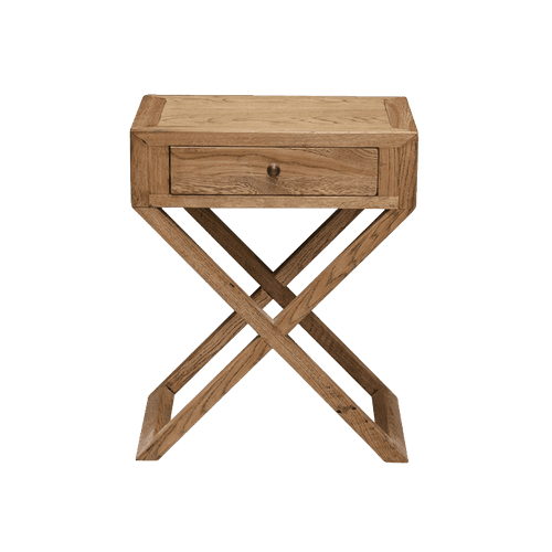 Italia Riviera Bedside with Cross Legs