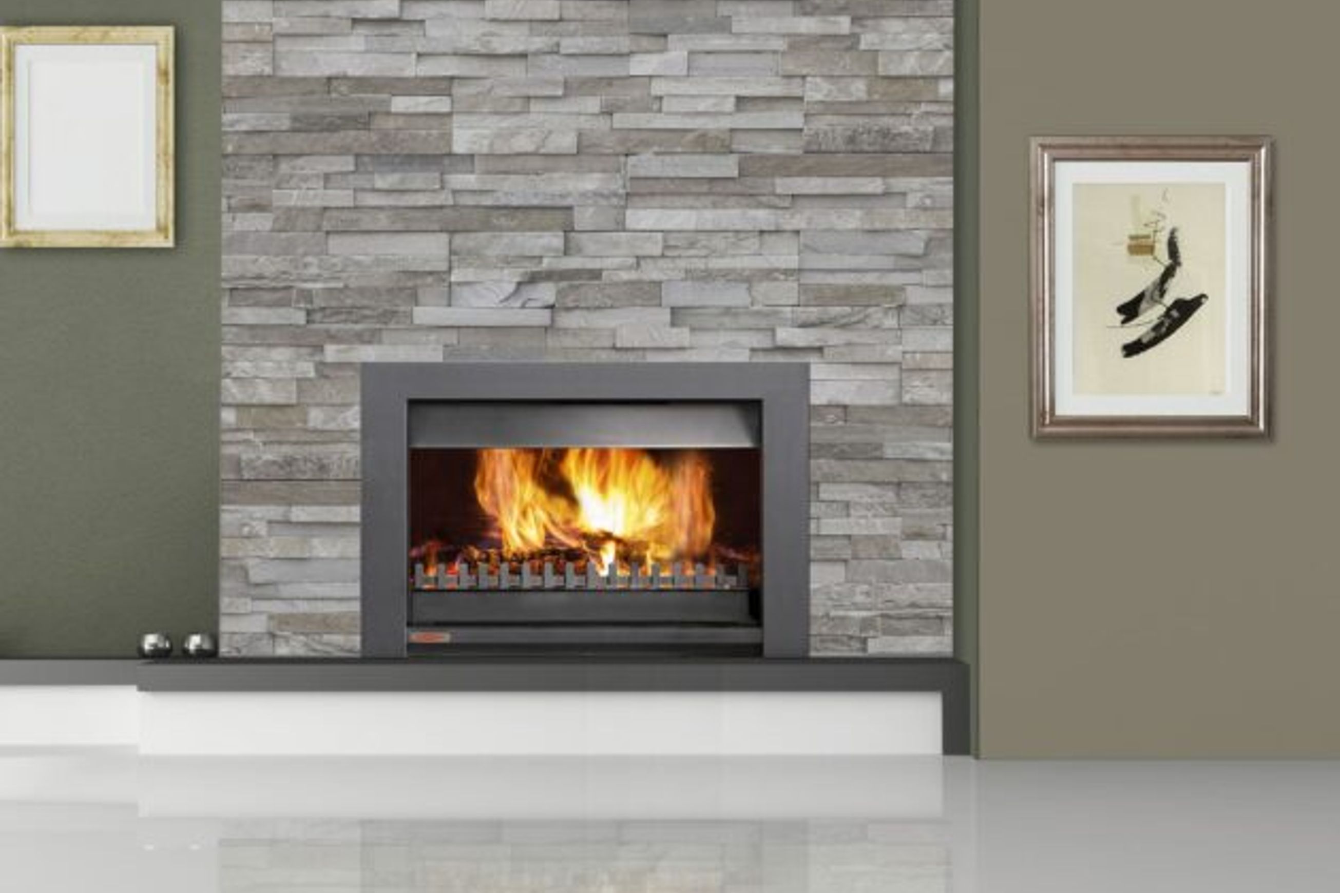 Open Wood Universal Fireplaces