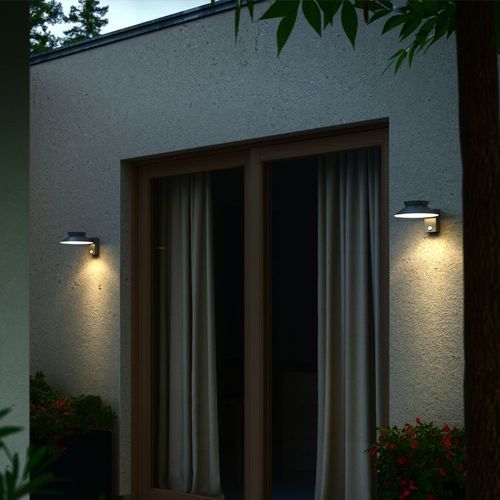 Justina Solar Wall Light