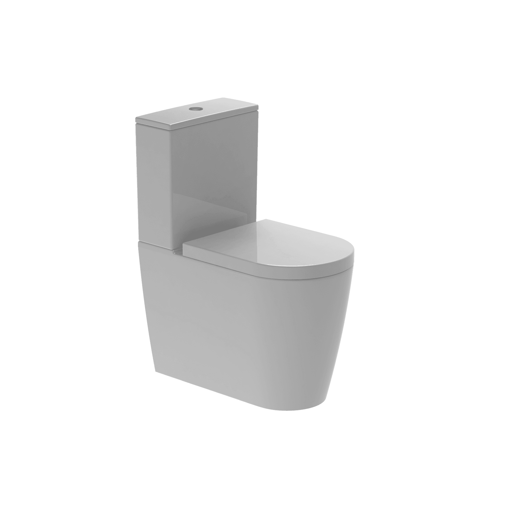 Kube X Rimless Back To Wall Toilet Suite Gloss White Thick Seat