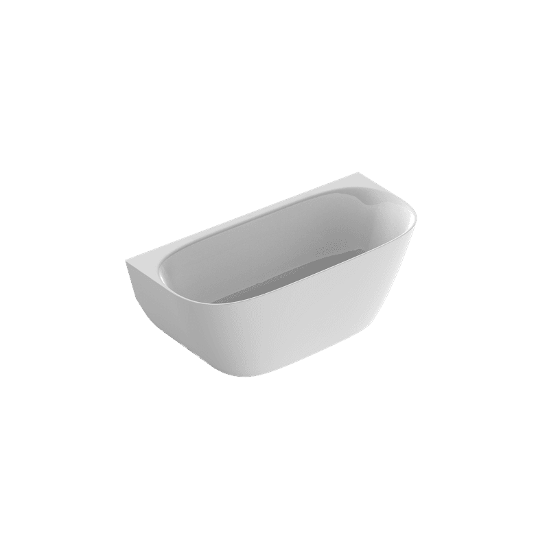 Kurv 1600 Back To Wall Bath