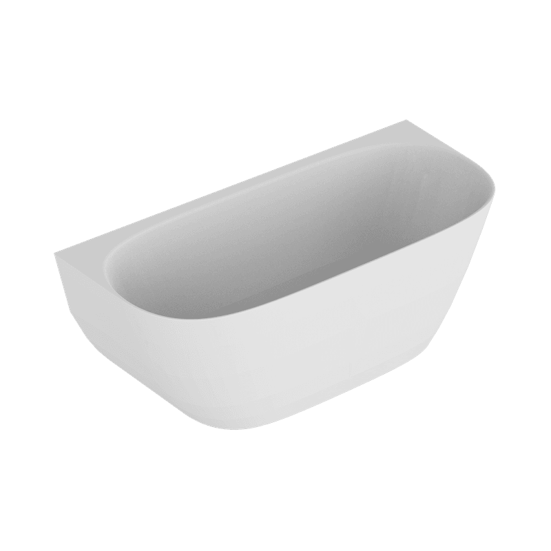 Kurv 1700 Back To Wall Bath Matt White