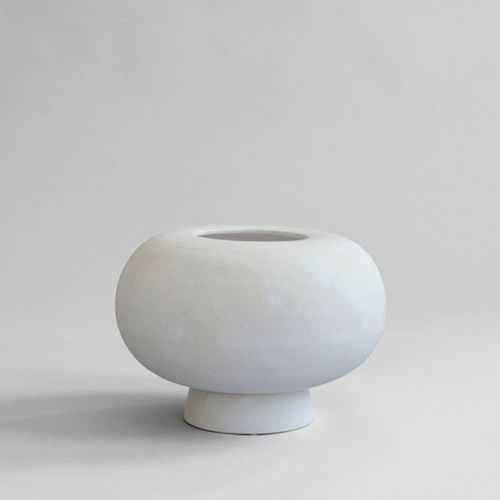 Kabin Vase / Fat / Bone White