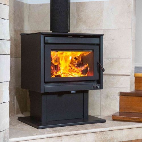 Kemlan Supa Nova Wood Fireplace With a 4m Flue Kit