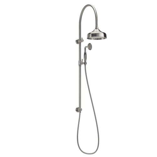 Kingsley Shower Rail Set | Brushed Nickel