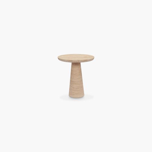Travertine Kora Side Table