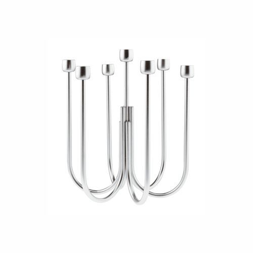 Kyma Candelabra 7 lights Hi-tech stainless