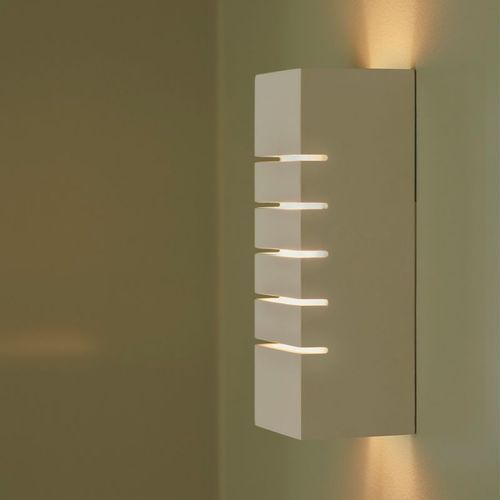 Lancio Square Wall Light White