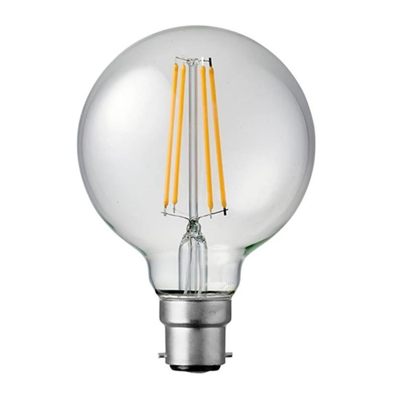 LED Filament Bulb G95 B22