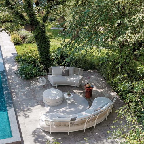 Loto Curved Modular Outdoor Sofa by Atmosphera