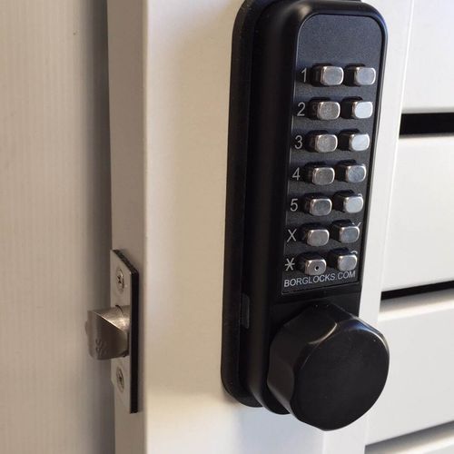 Borg Digital Door Lock Keyless Marine Grade Pro Black BL2601MGPRO