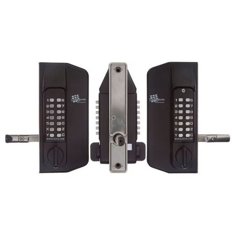Borg Digital Gate Lock Marine Grade Black BL3150GATE