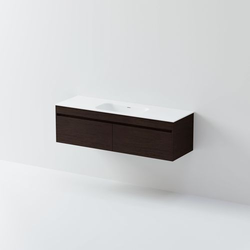 Code Luxe 1500 Wall Hung Single Basin Vanity | 2 Drawer Side By Side