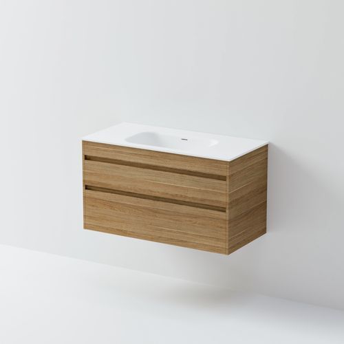 CODE Luxe 1000 Wall Hung Vanity | 2 Drawer