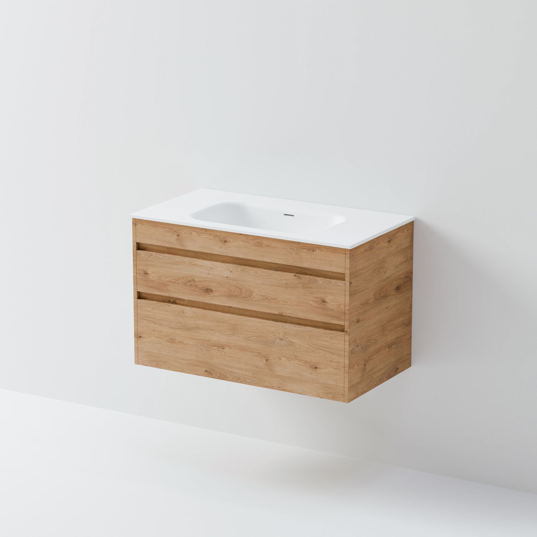 Code Luxe 900 Wall Hung Vanity | 2 Drawer