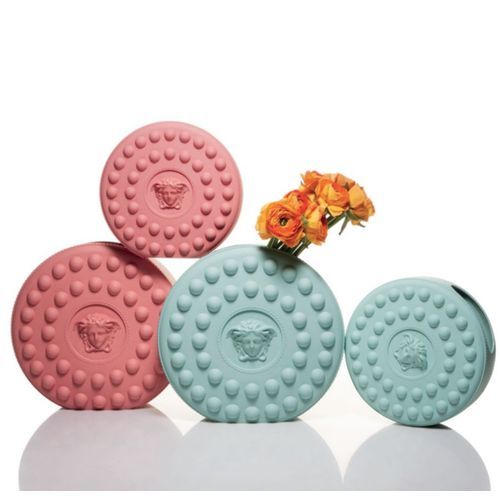 La Medusa Studded Vase Pink 21cm