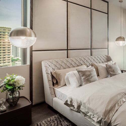 Lens Flair Pendant Light - Brushed Brass
