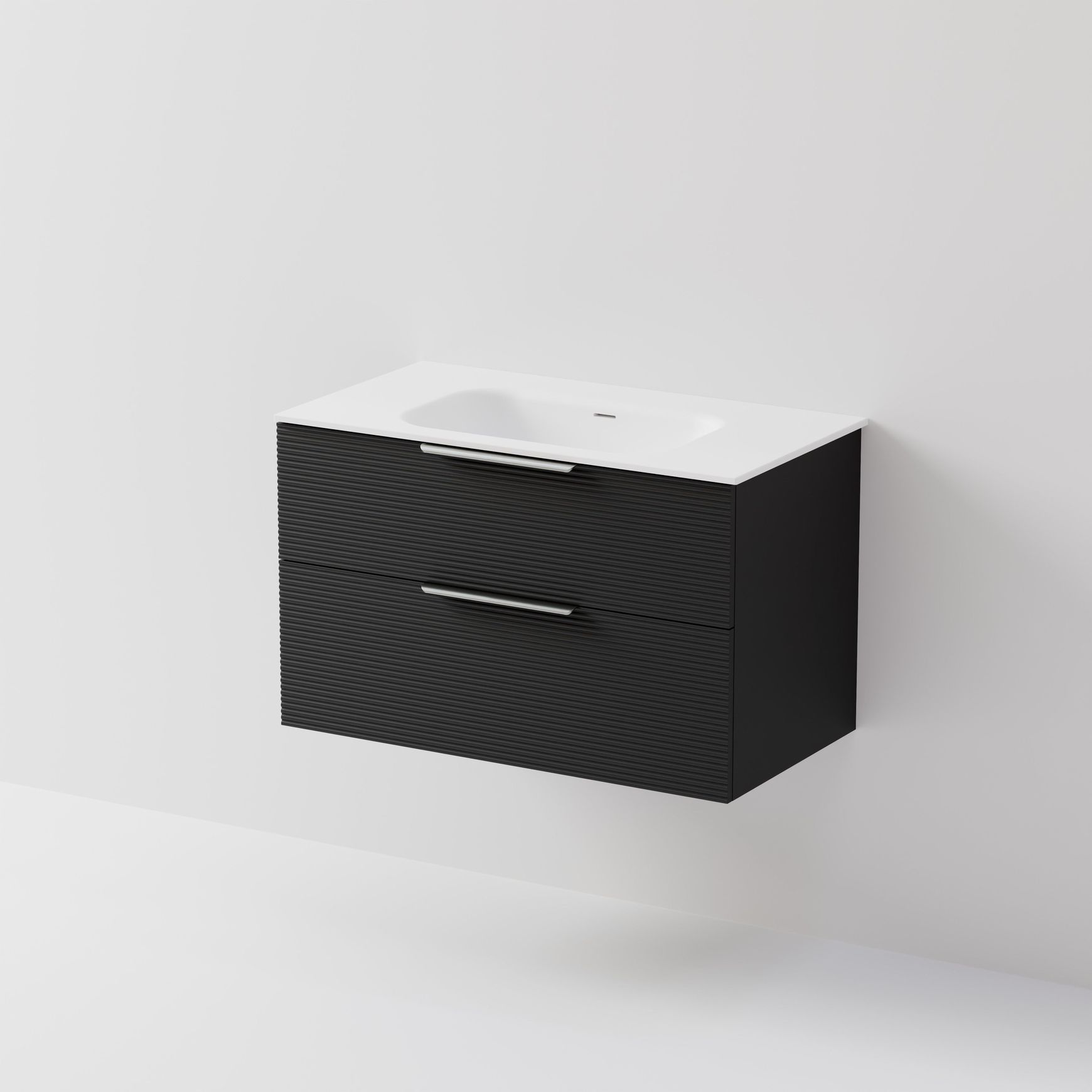 Lineare 900 Vanity | 2 Drawer | Inset Basin