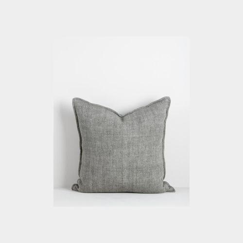 Baya Flaxmill Handwoven Linen Cushion - Sage
