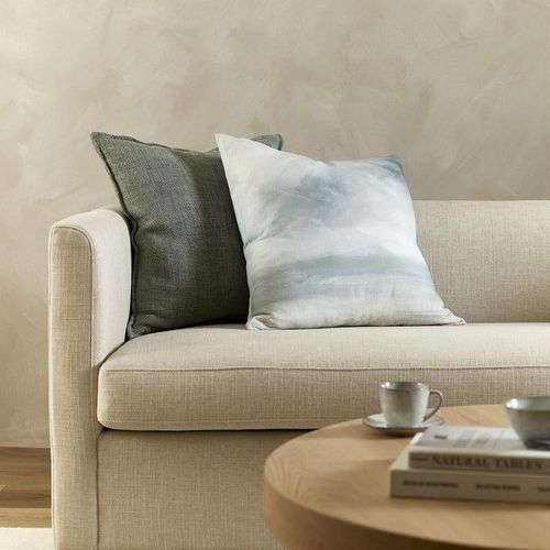 Baya Flaxmill Handwoven Linen  Cushion - Sage
