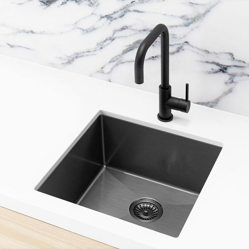 Kitchen Sink - Single Bowl 450 x 450 - Gunmetal Black