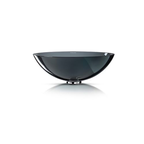 Milano 430 Round Vessel Basin Fume Translucent