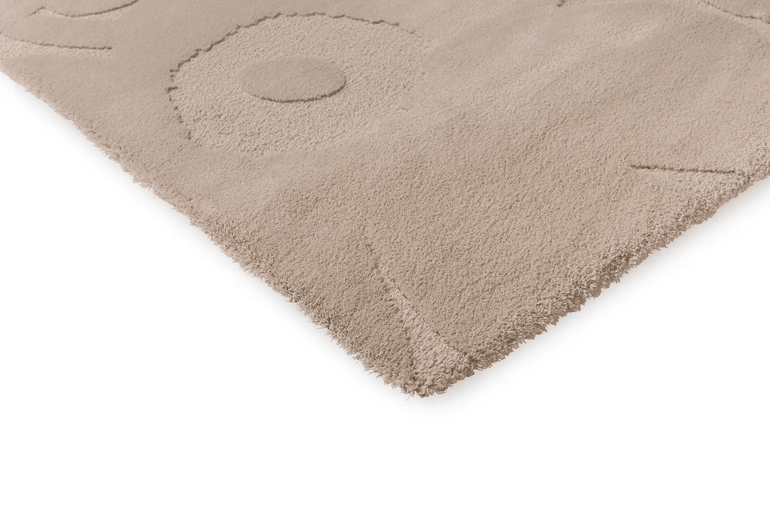 Marimekko Unikko - Light Beige | 100% Wool Designer Floor Rug