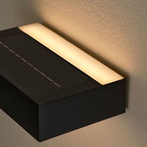 Monay Square Solar Wall Light