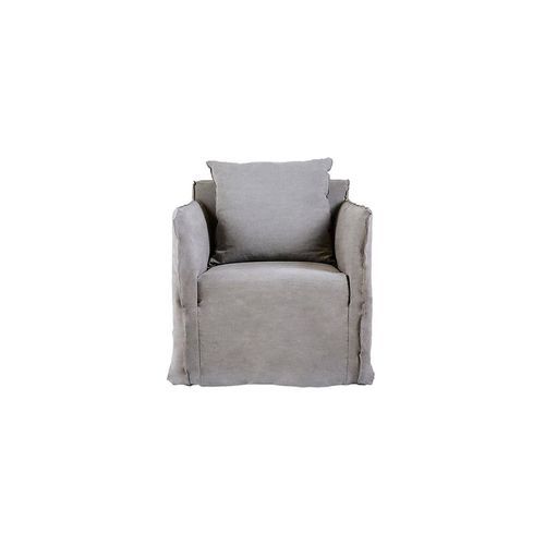 Montauk Slipcover Chair - Stone