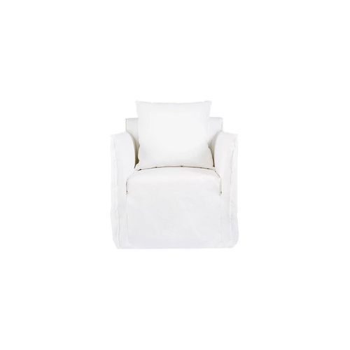 Montauk Slipcover Chair - White