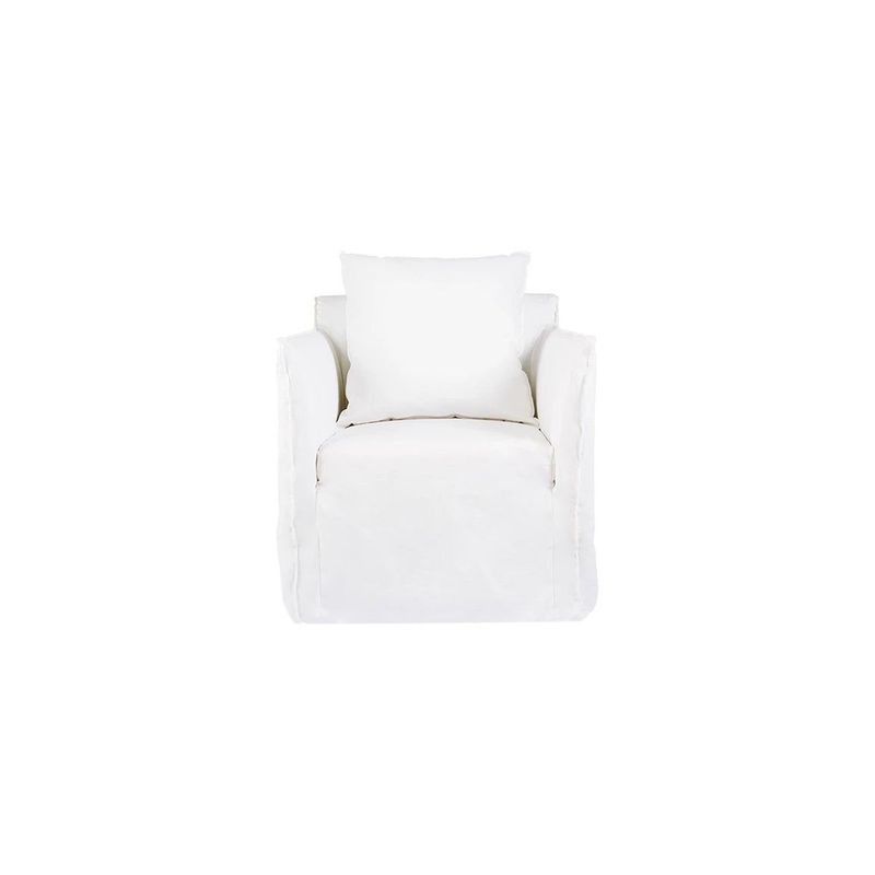 Montauk Slipcover Chair - White