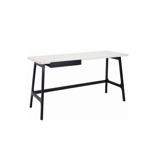 MOREY Study Desk - White & Black