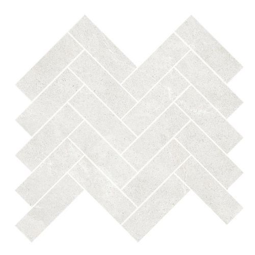 Gecko | Kiel Bianco Herringbone Mosaic Tiles