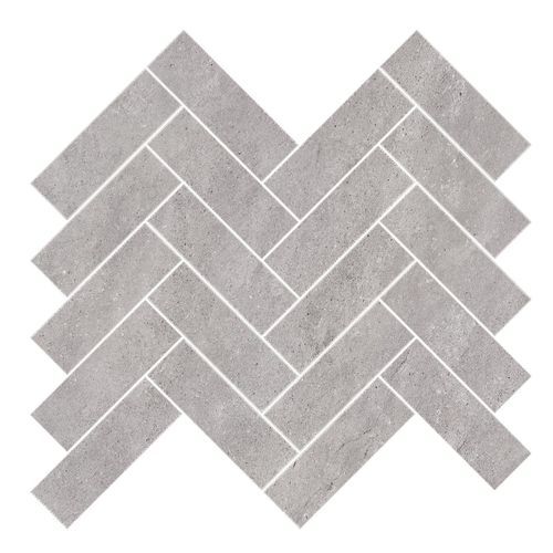 Gecko | Kiel Grigio Herringbone Mosaic Tiles