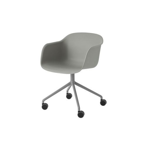 Fiber Armchair - Swivel Base w/ Castors