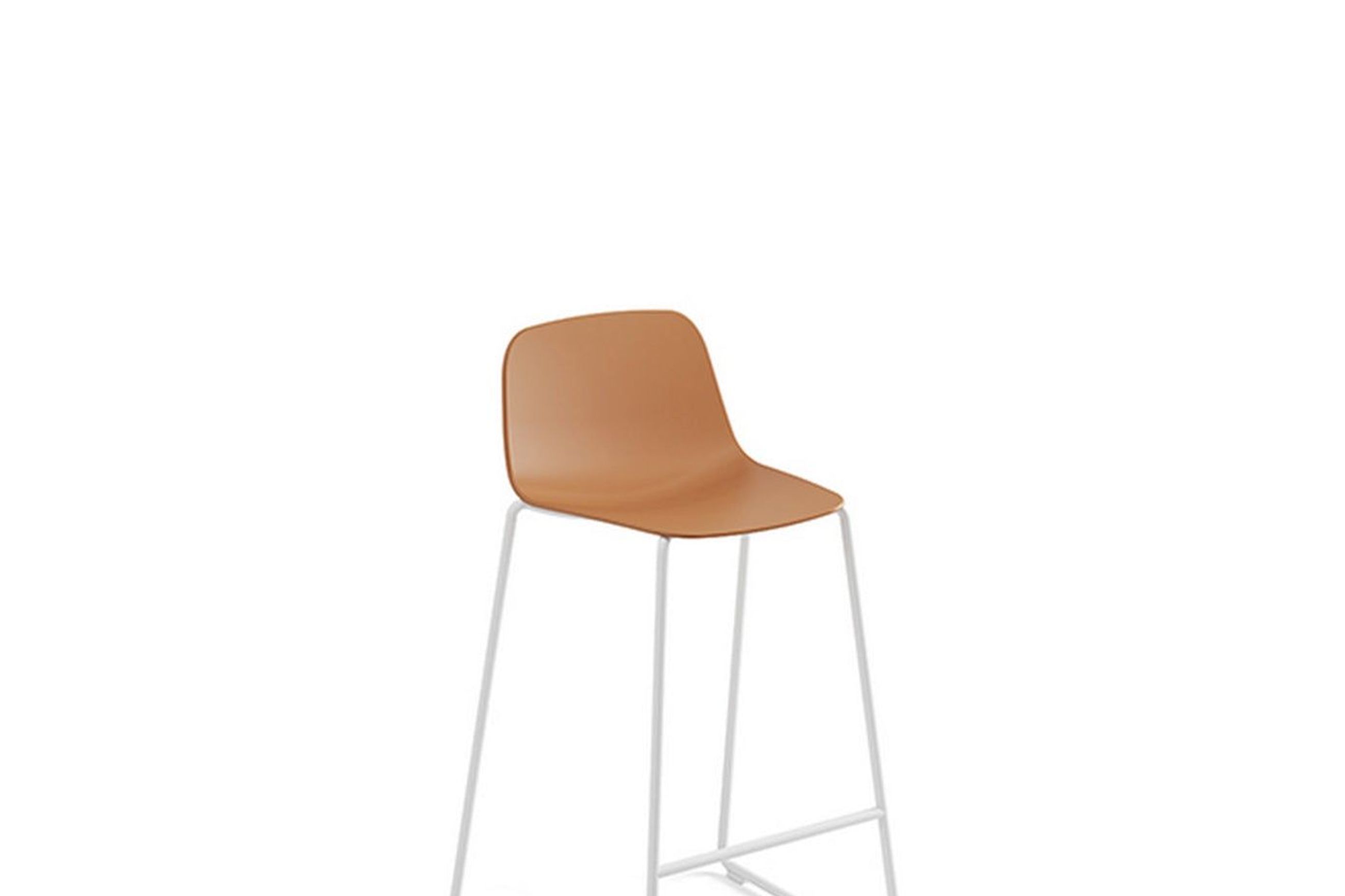 Maarten Plastic Counter Stool - Sled