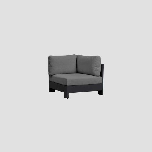 Mackenzie Alu Corner Sofa Section