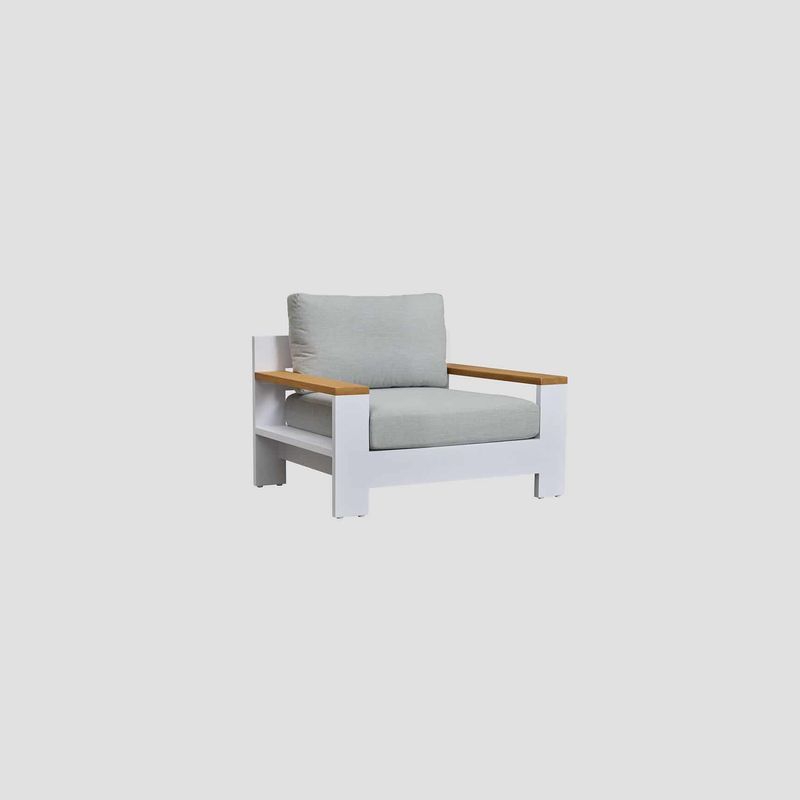 Mackenzie Alu Single Sofa