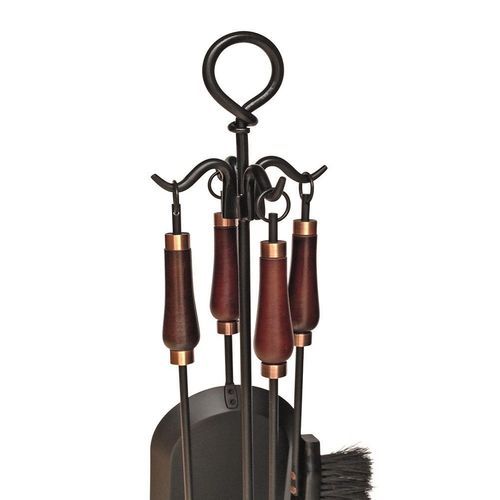 Mahogany Fireplace Tool Kit