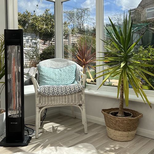 Malibu 2000 Watt Free Standing Heater with Remote