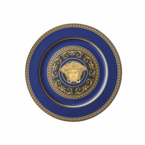 Medusa Blue Service Plate