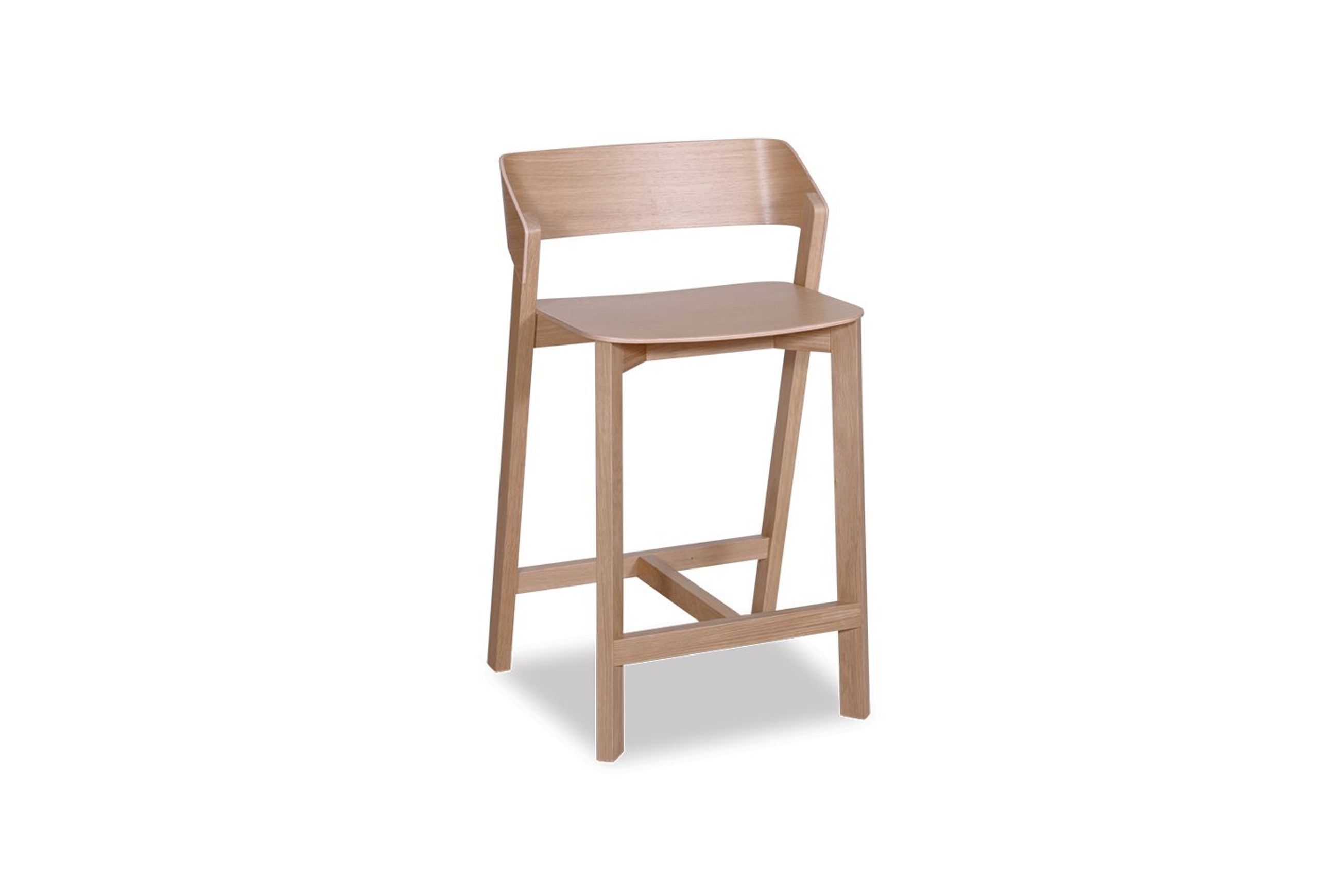 Merano Stool - Natural Oak - by TON