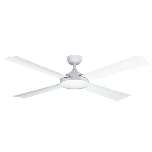 Contemporary Milano Matt White (4 Blade) AC Motor Fan