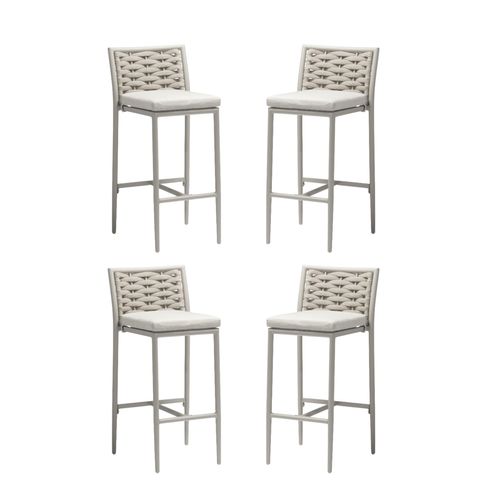 Set of 4 - Miller Outdoor Barstools