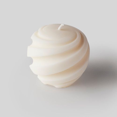 Small Swirl Candle