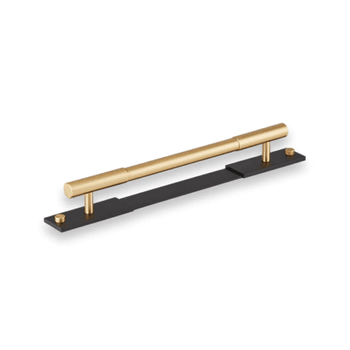 Armac Martin - Mix3 Plain Cabinet Handle with Backplate