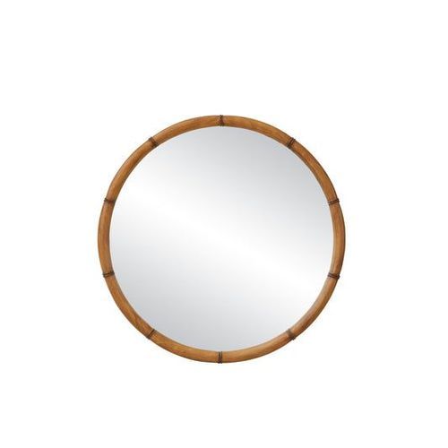 Colonial Bamboo Round Mirror