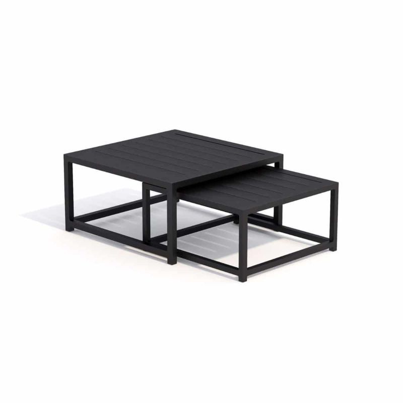 Mood Square Coffee Table Set Black